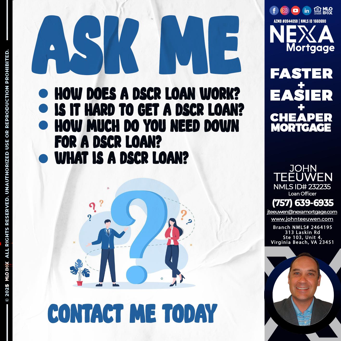 ASK ME - John Teeuwen -Loan Officer
