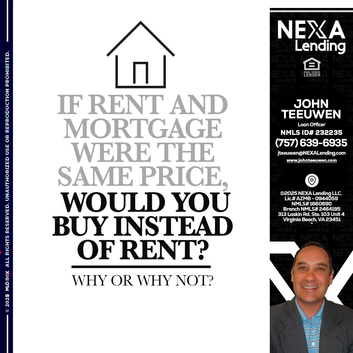 IF RENT - John Teeuwen -Loan Officer