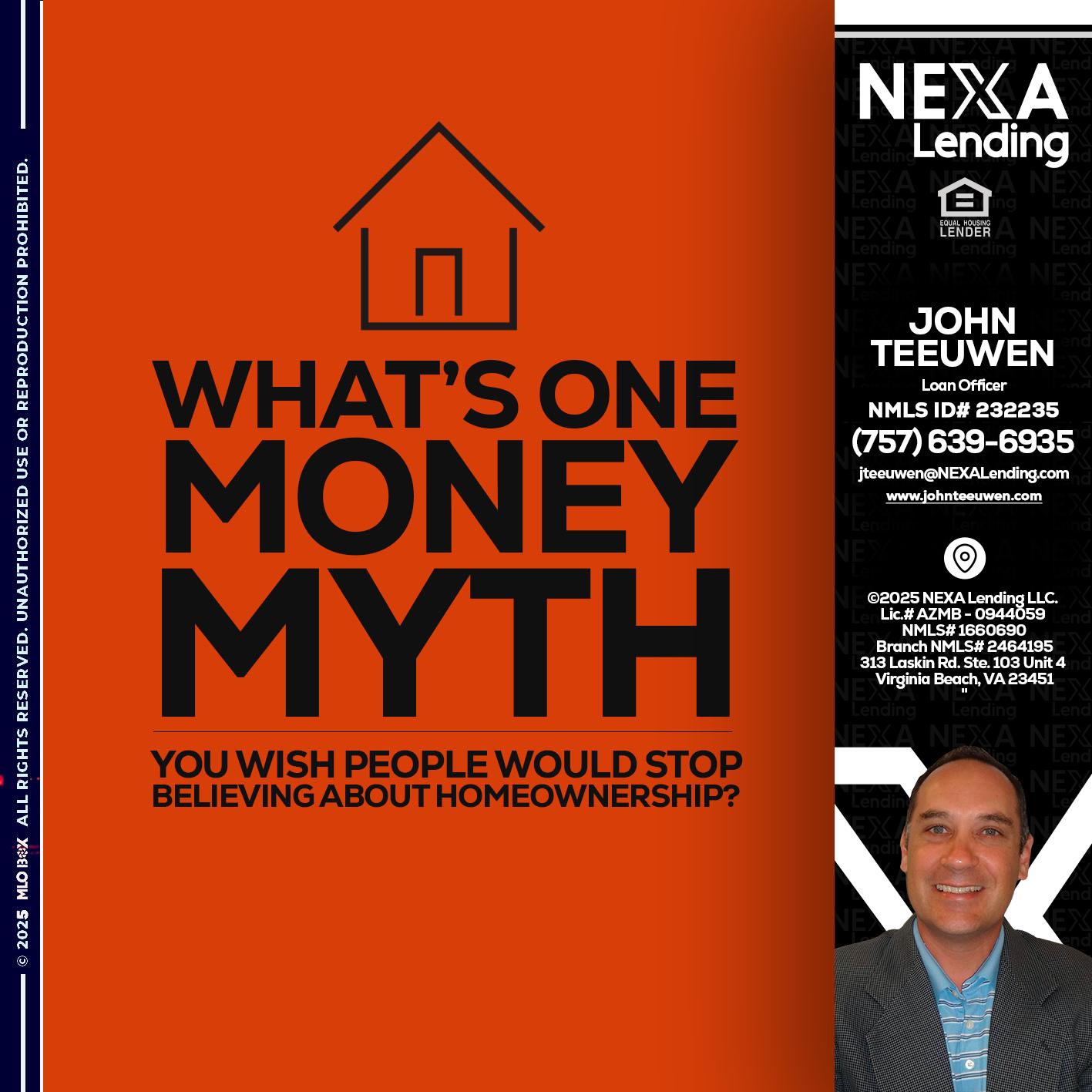 WHATS ONE - John Teeuwen -Loan Officer