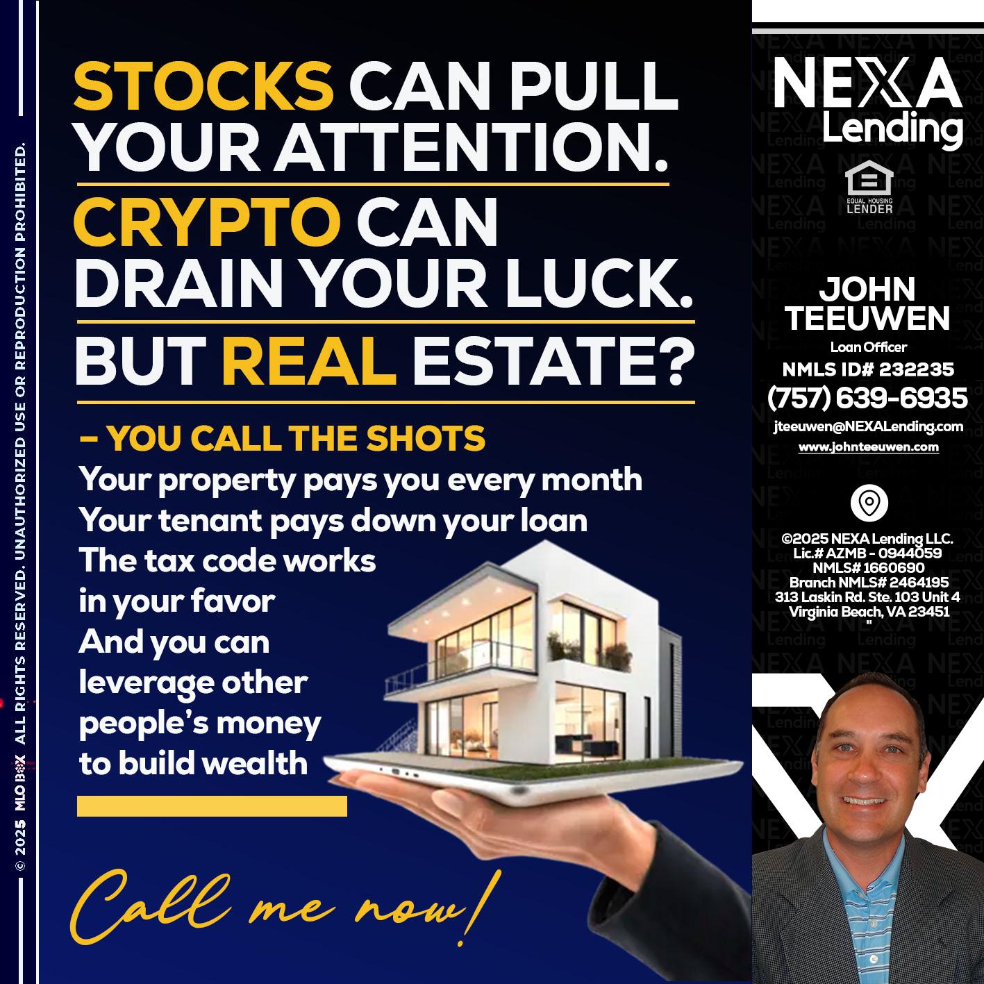 STOCK YOUR - John Teeuwen -Loan Officer