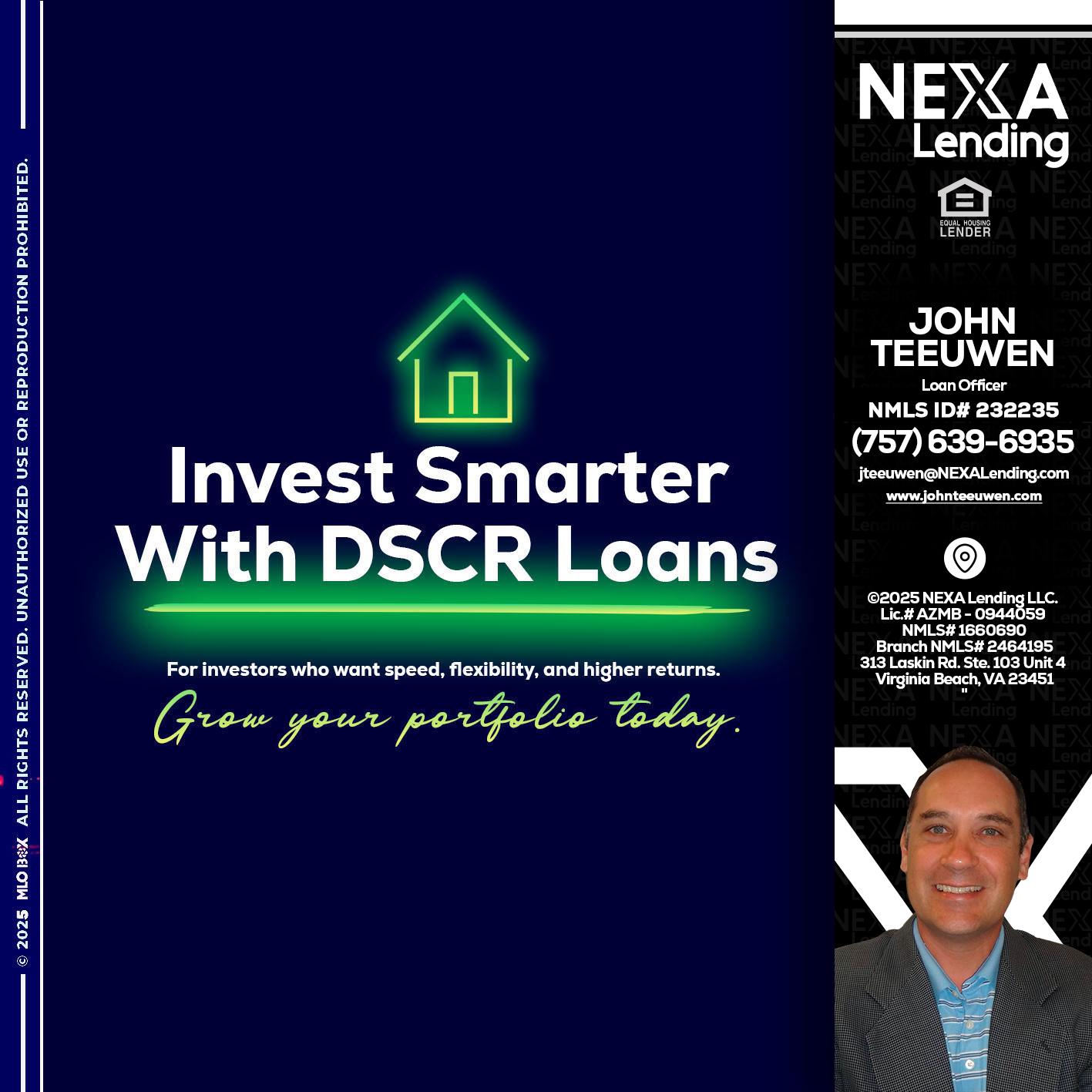 DSCR - John Teeuwen -Loan Officer
