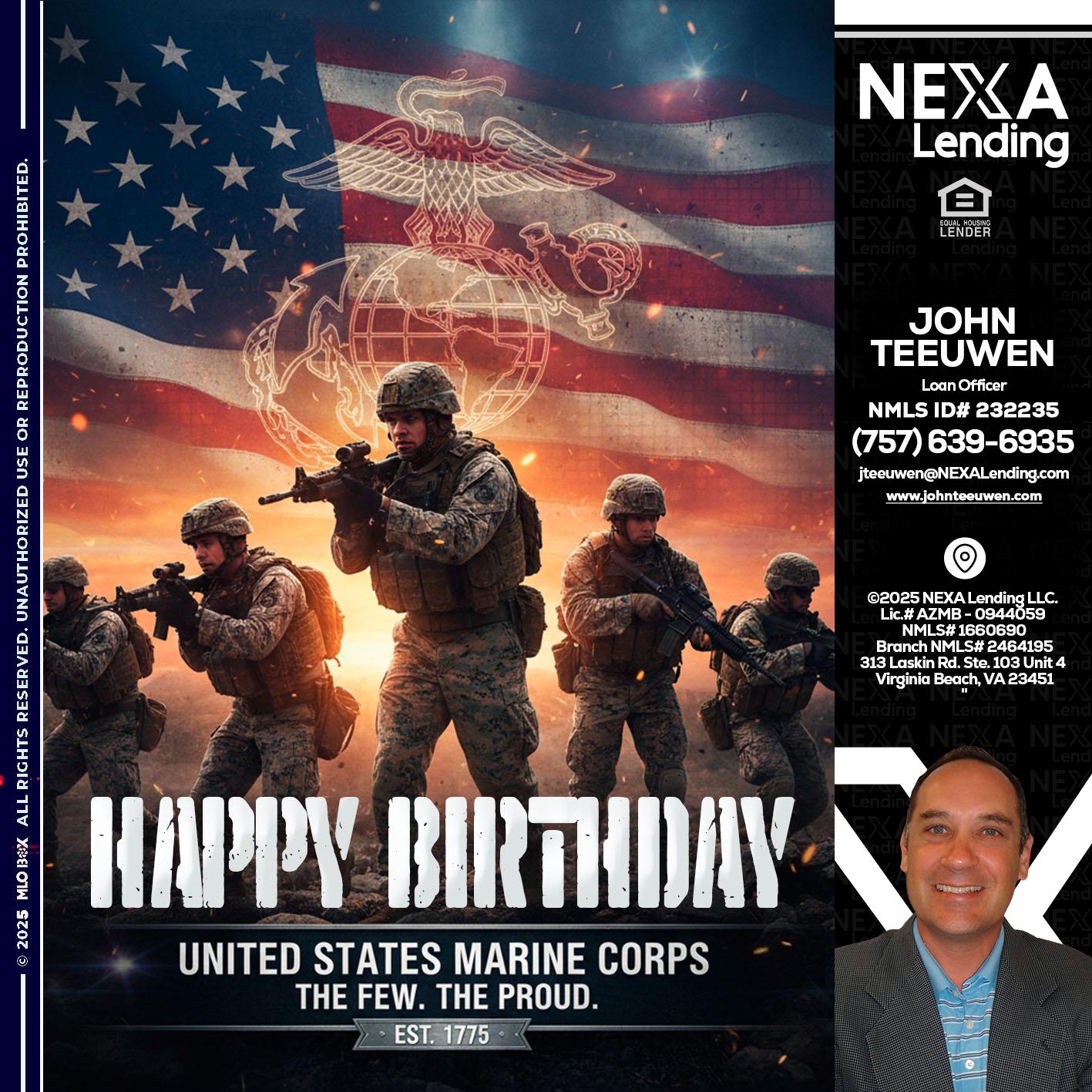 happy birthday - John Teeuwen -Loan Officer