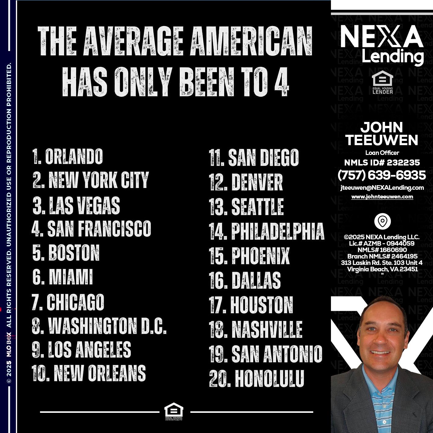 THE AVERAGE AMERICAN - John Teeuwen -Loan Officer