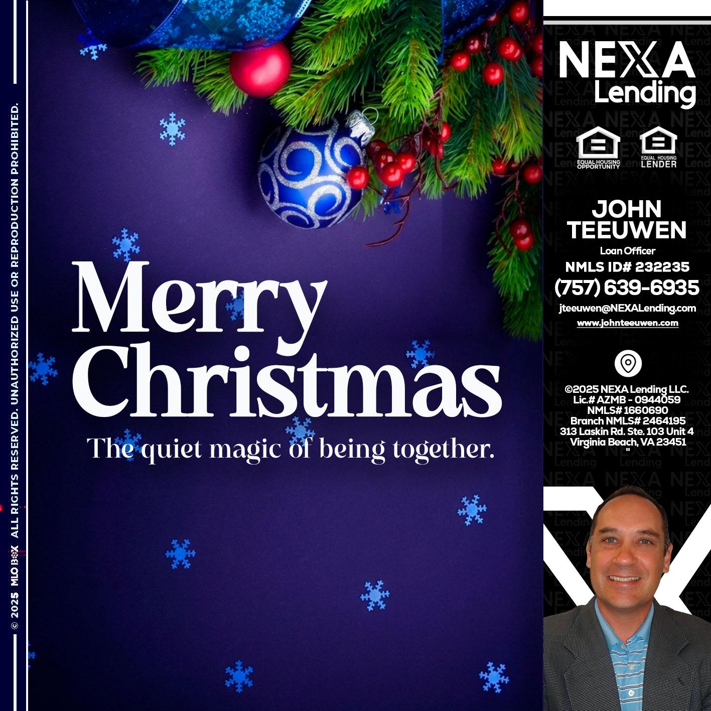 merry christmas - John Teeuwen -Loan Officer