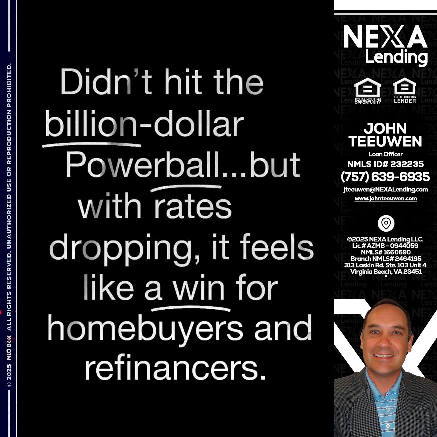 DIDNT HIT - John Teeuwen -Loan Officer