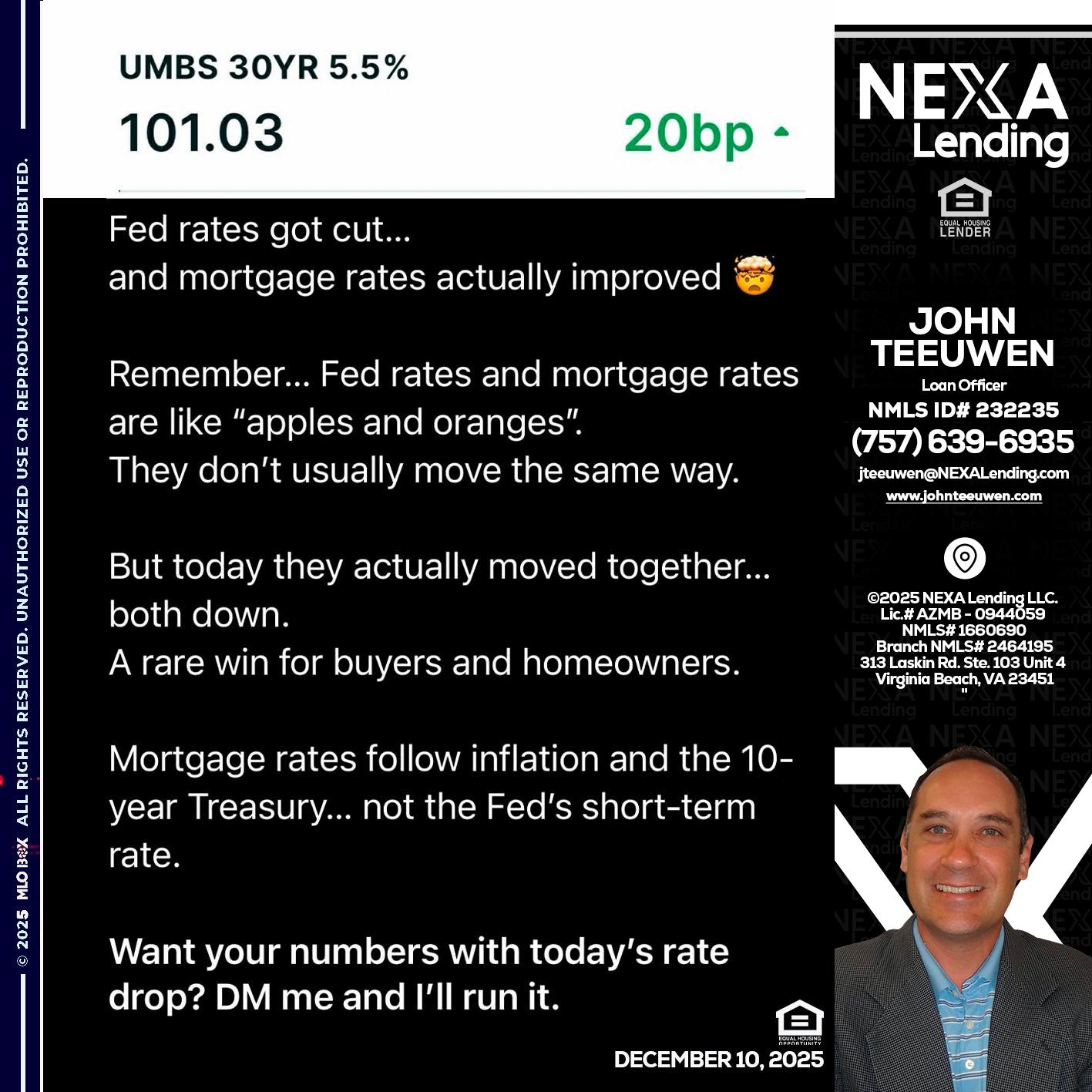 101.3 - John Teeuwen -Loan Officer