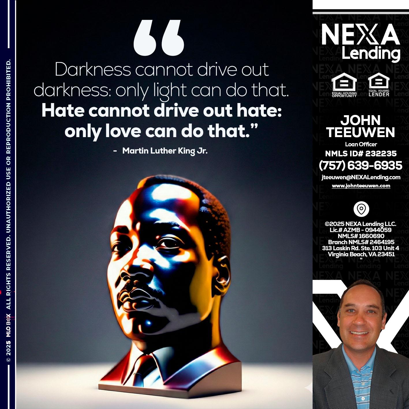 MLK 2026 - John Teeuwen -Loan Officer
