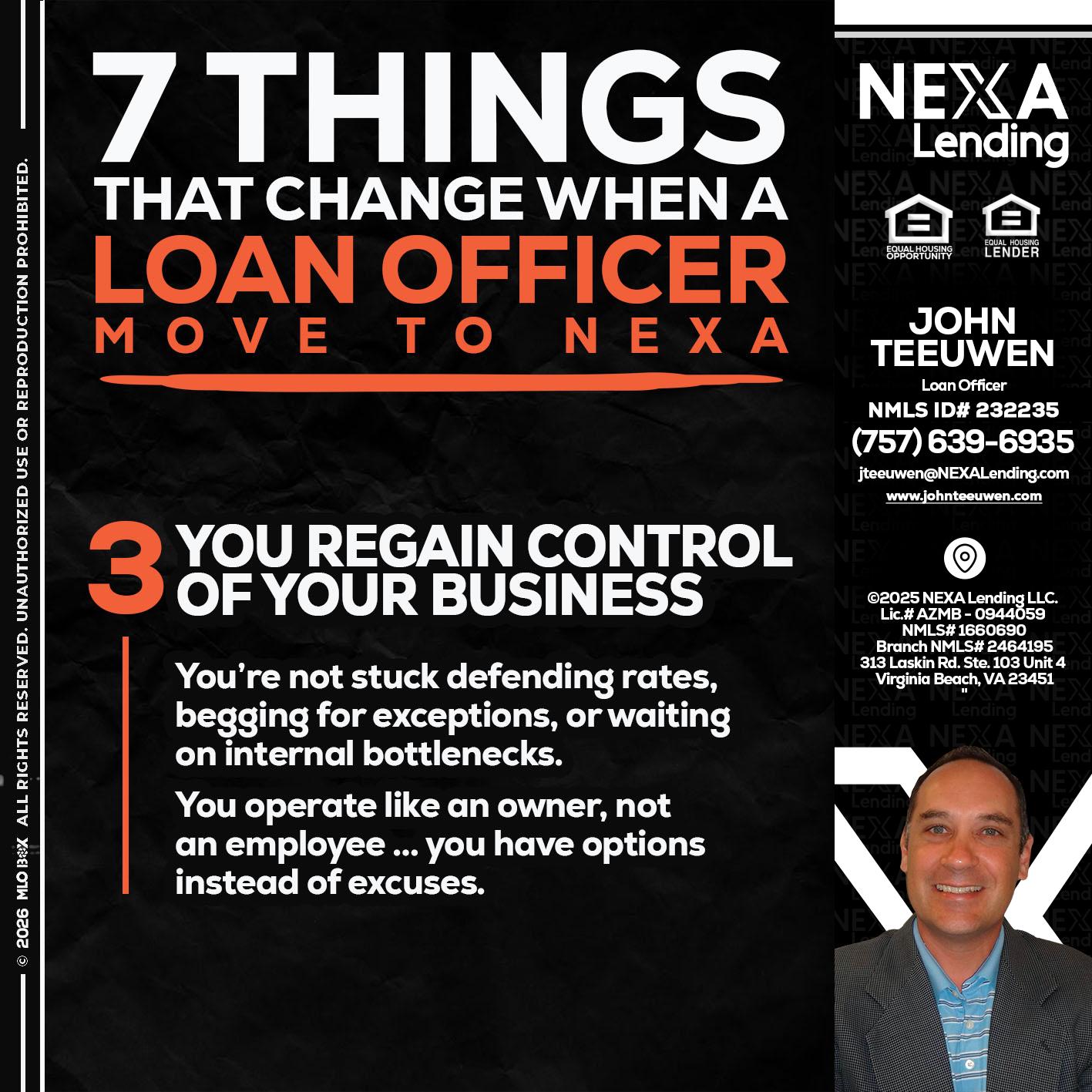 7 things (3) - John Teeuwen -Loan Officer