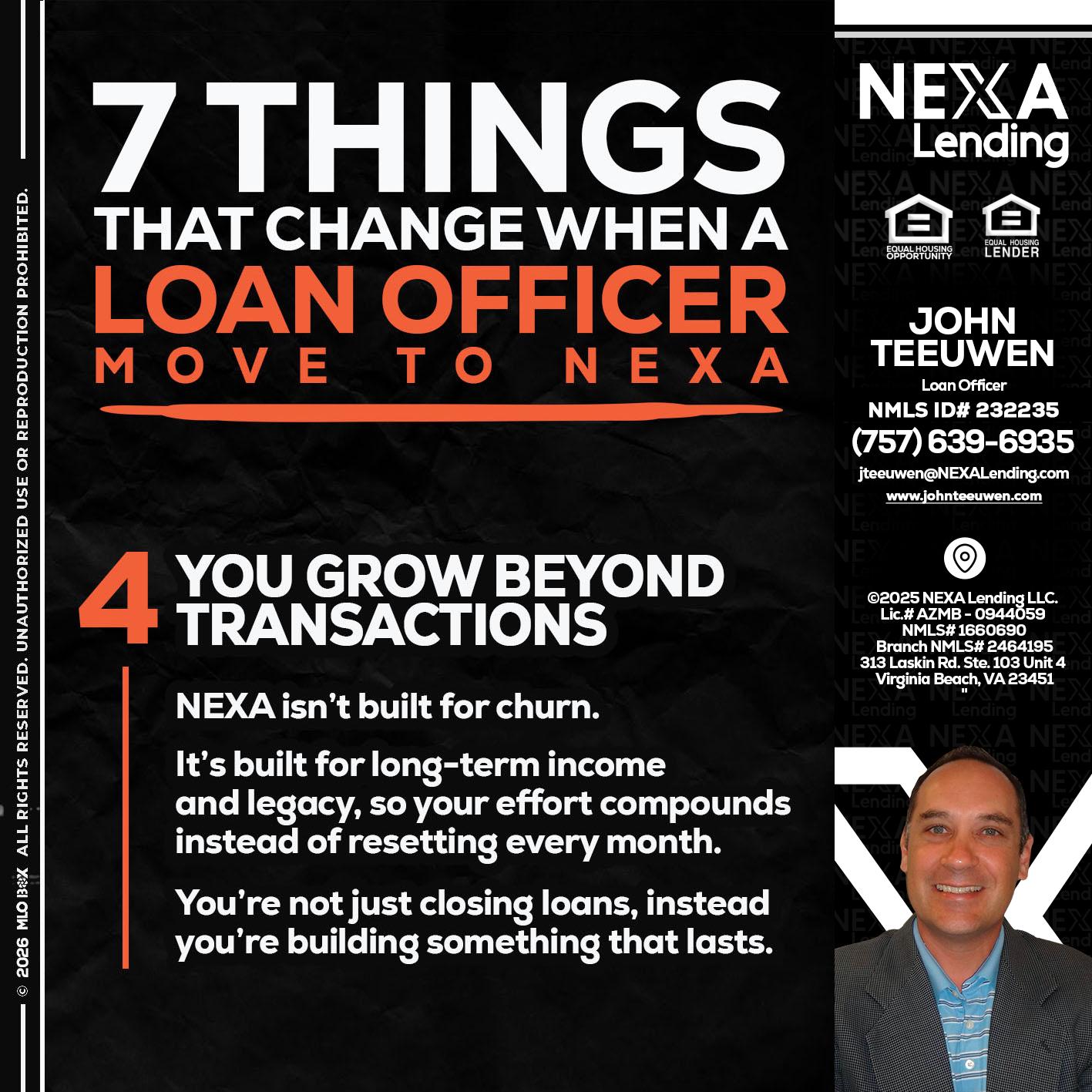 7 THINGS (4) - John Teeuwen -Loan Officer