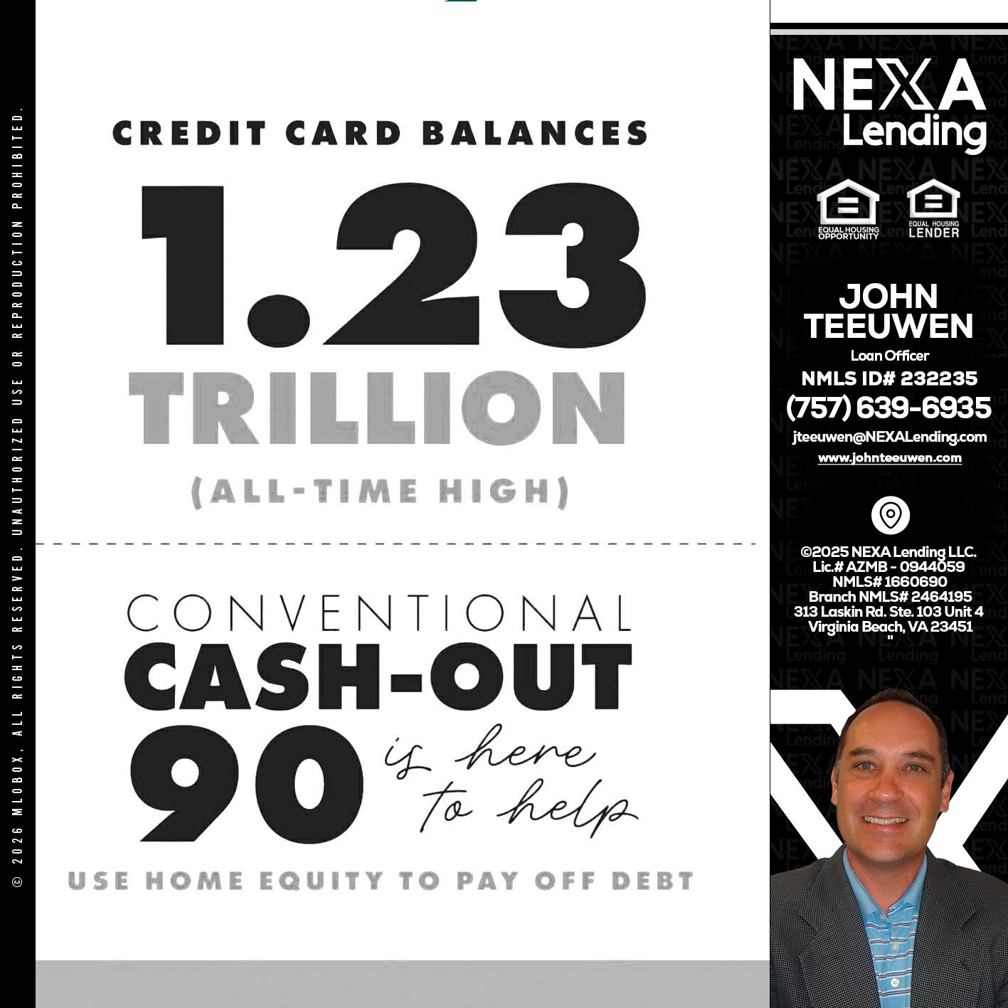 CREDIT CARD BALANCE - John Teeuwen -Loan Officer