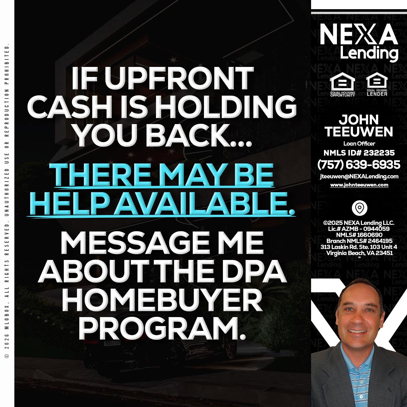 IF UPFRONT - John Teeuwen -Loan Officer