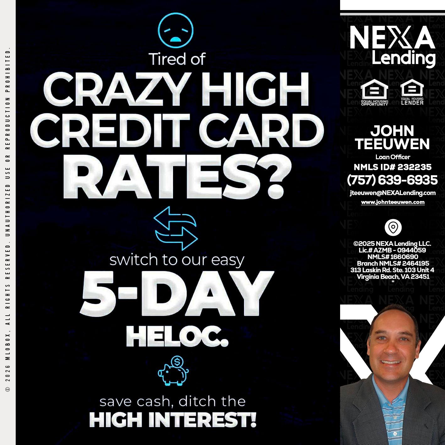 CRAZY HIGH - John Teeuwen -Loan Officer