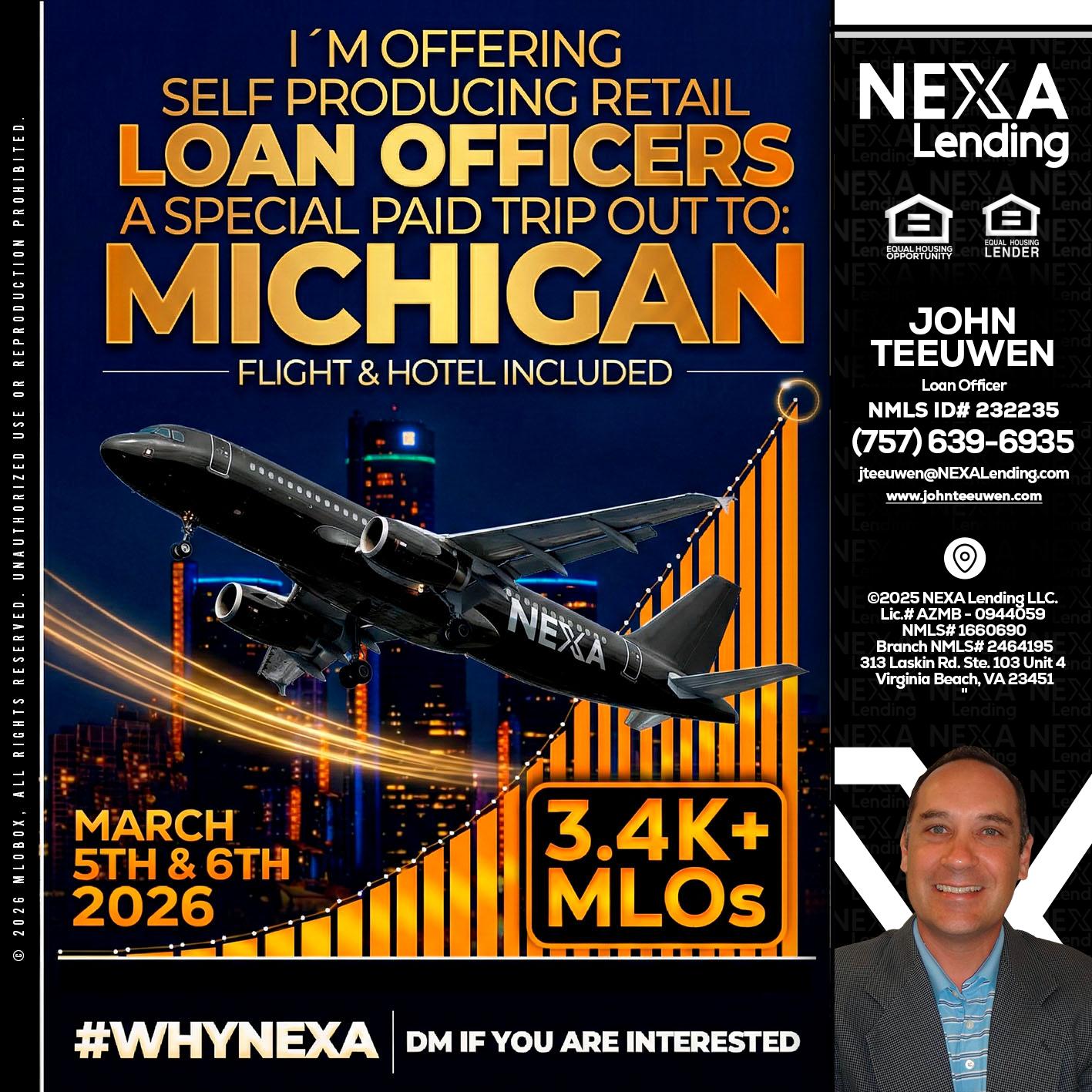 MICHIGAN - John Teeuwen -Loan Officer