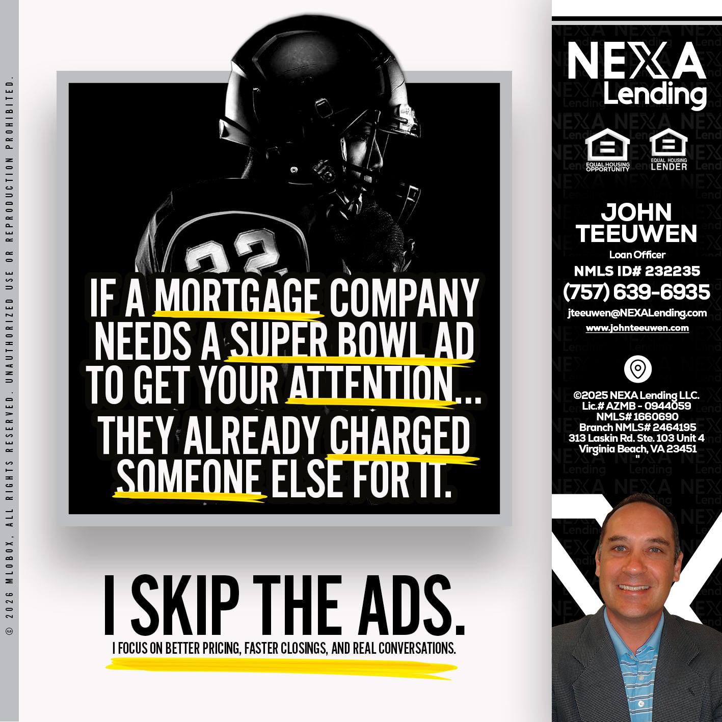 if a mortgage ad - John Teeuwen -Loan Officer