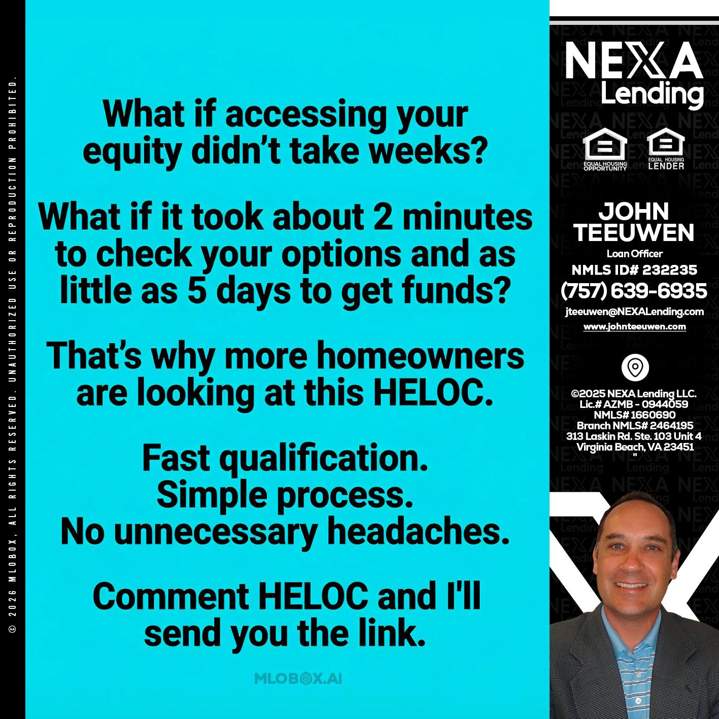 what if - John Teeuwen -Loan Officer