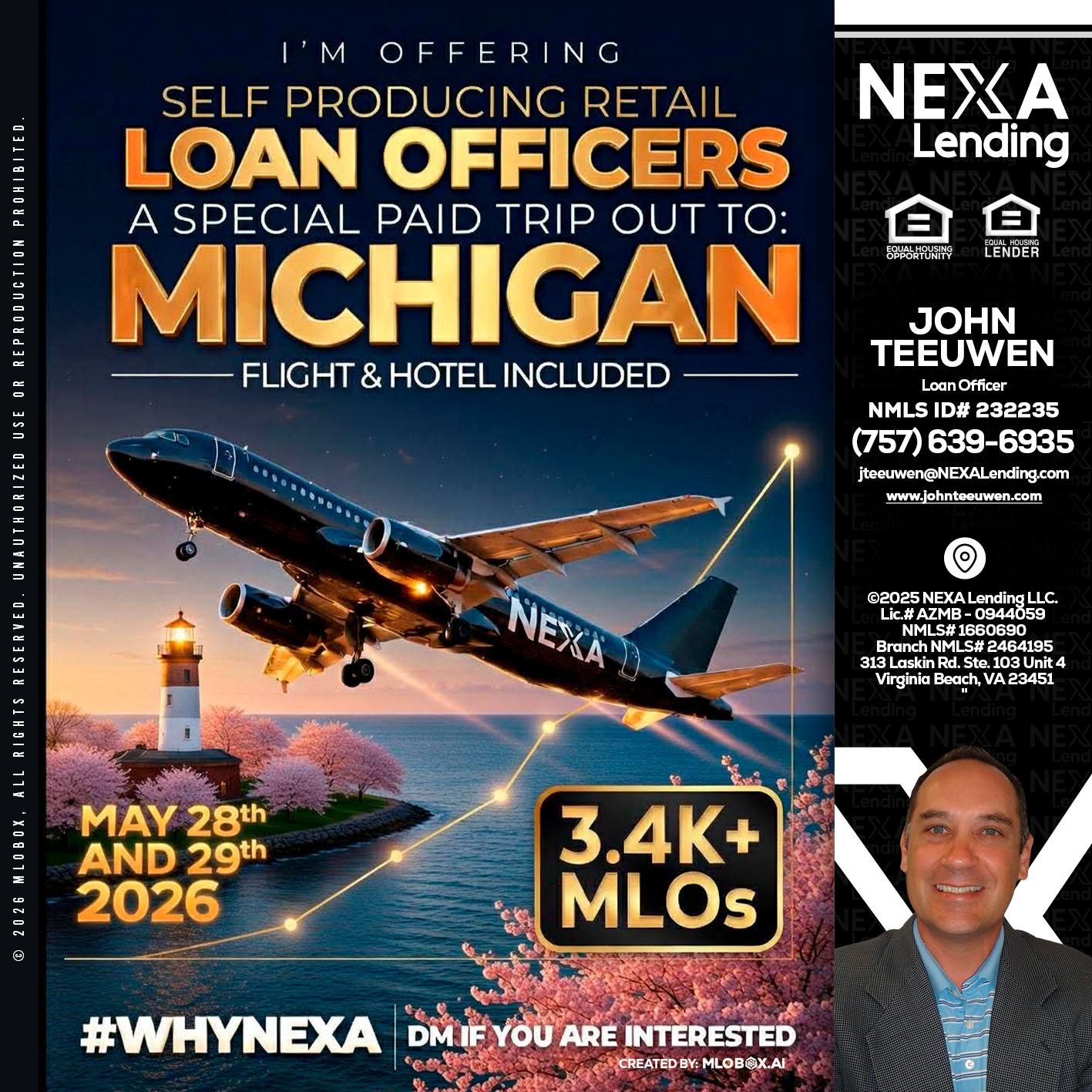 MICHIGAN TRIP - John Teeuwen -Loan Officer