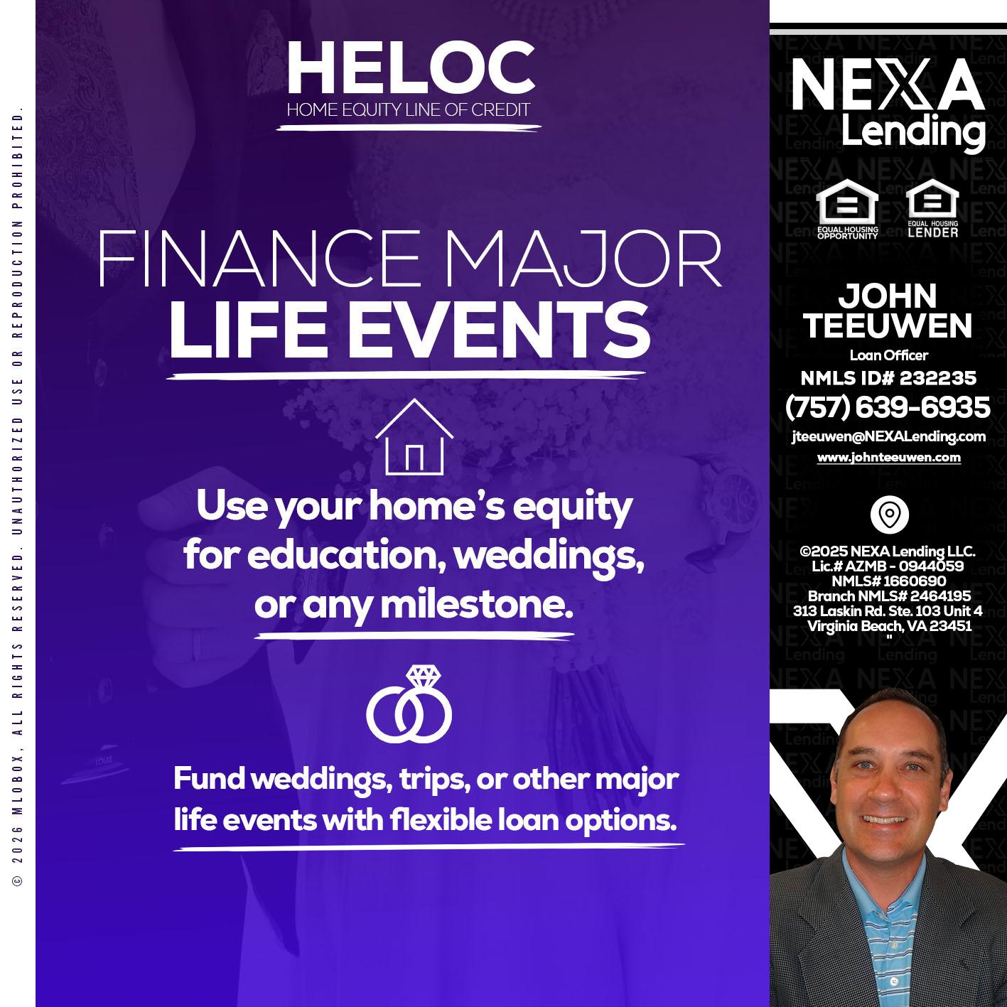 HELOC - John Teeuwen -Loan Officer