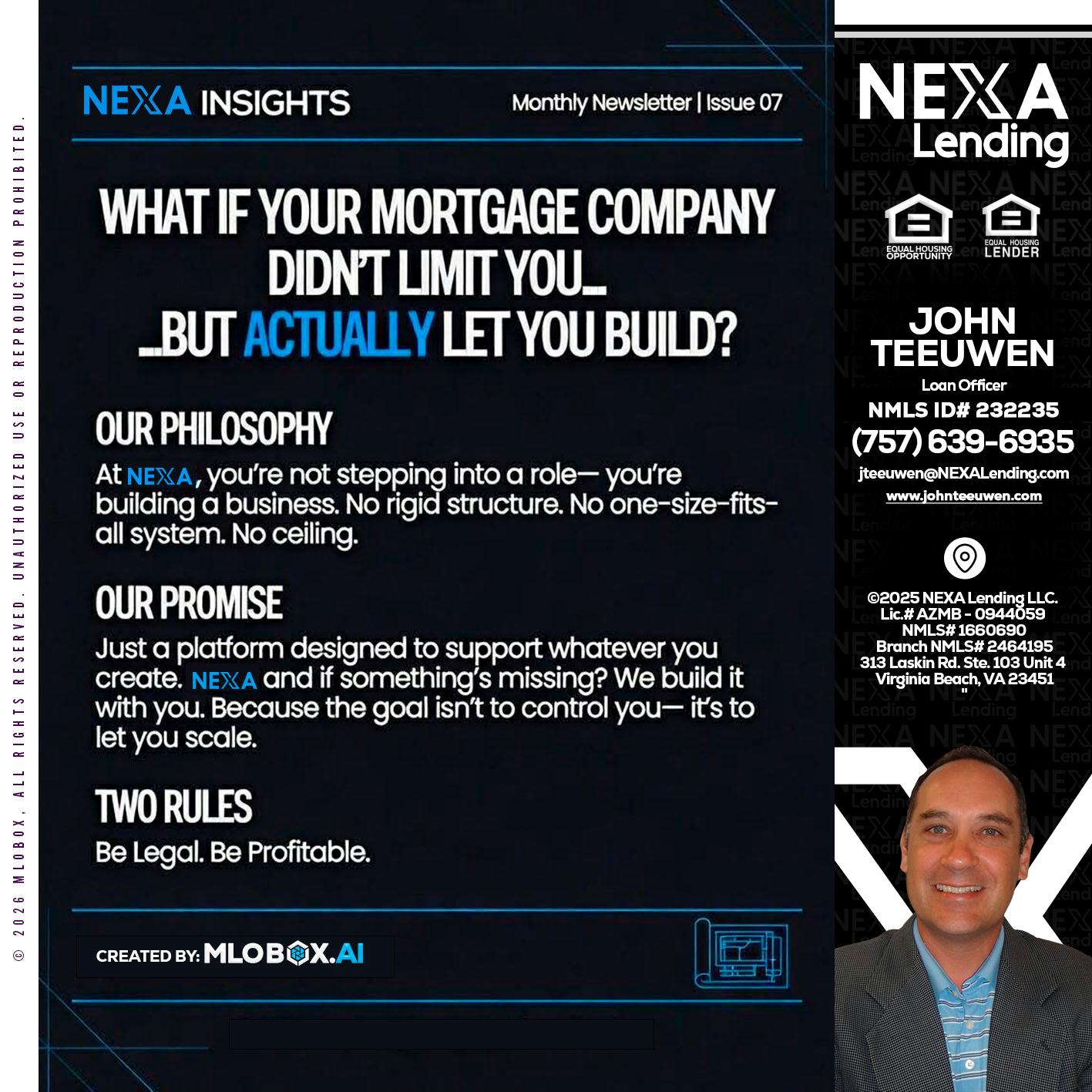 NEXA INSIGHTS - John Teeuwen -Loan Officer