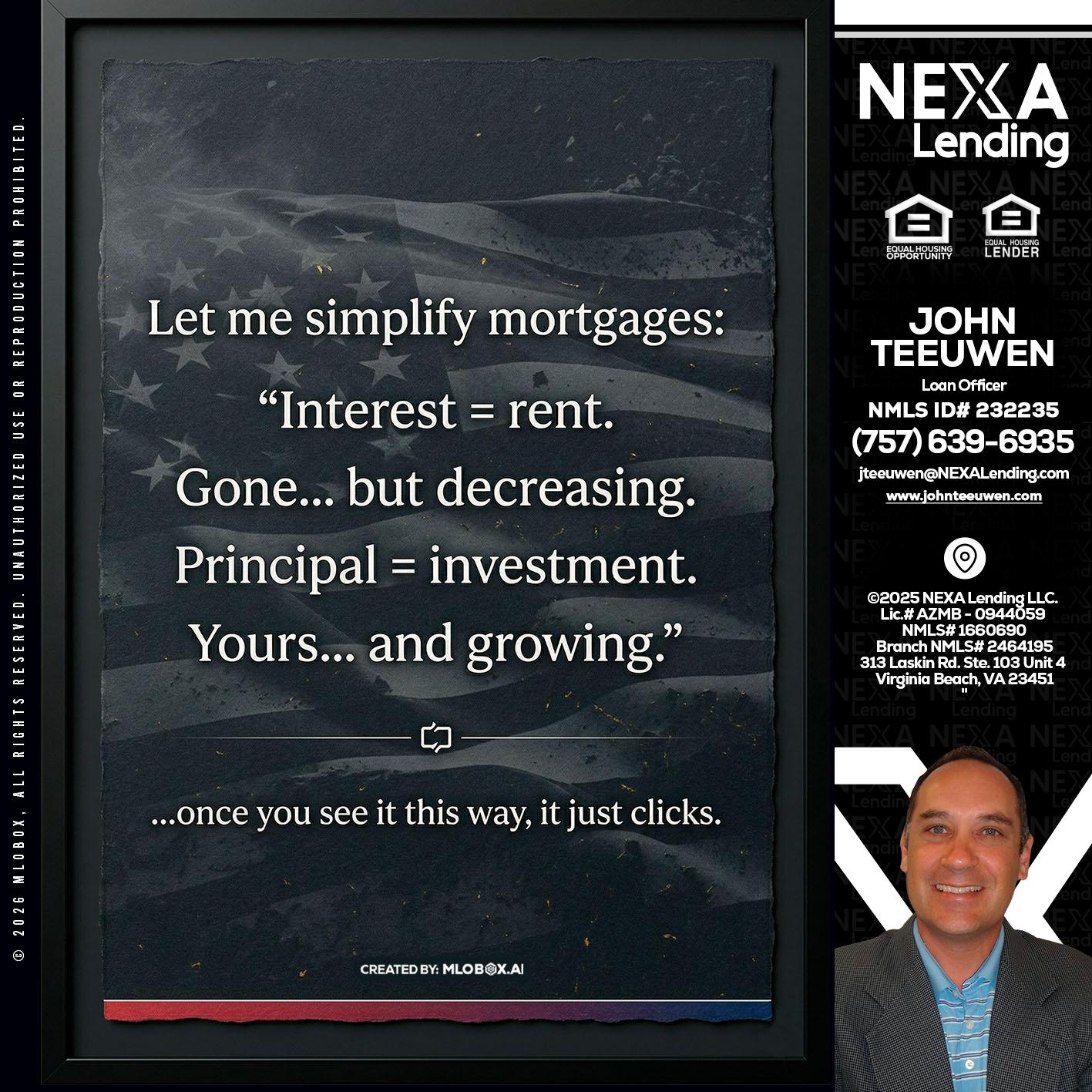 LET ME SIMPLIFY - John Teeuwen -Loan Officer