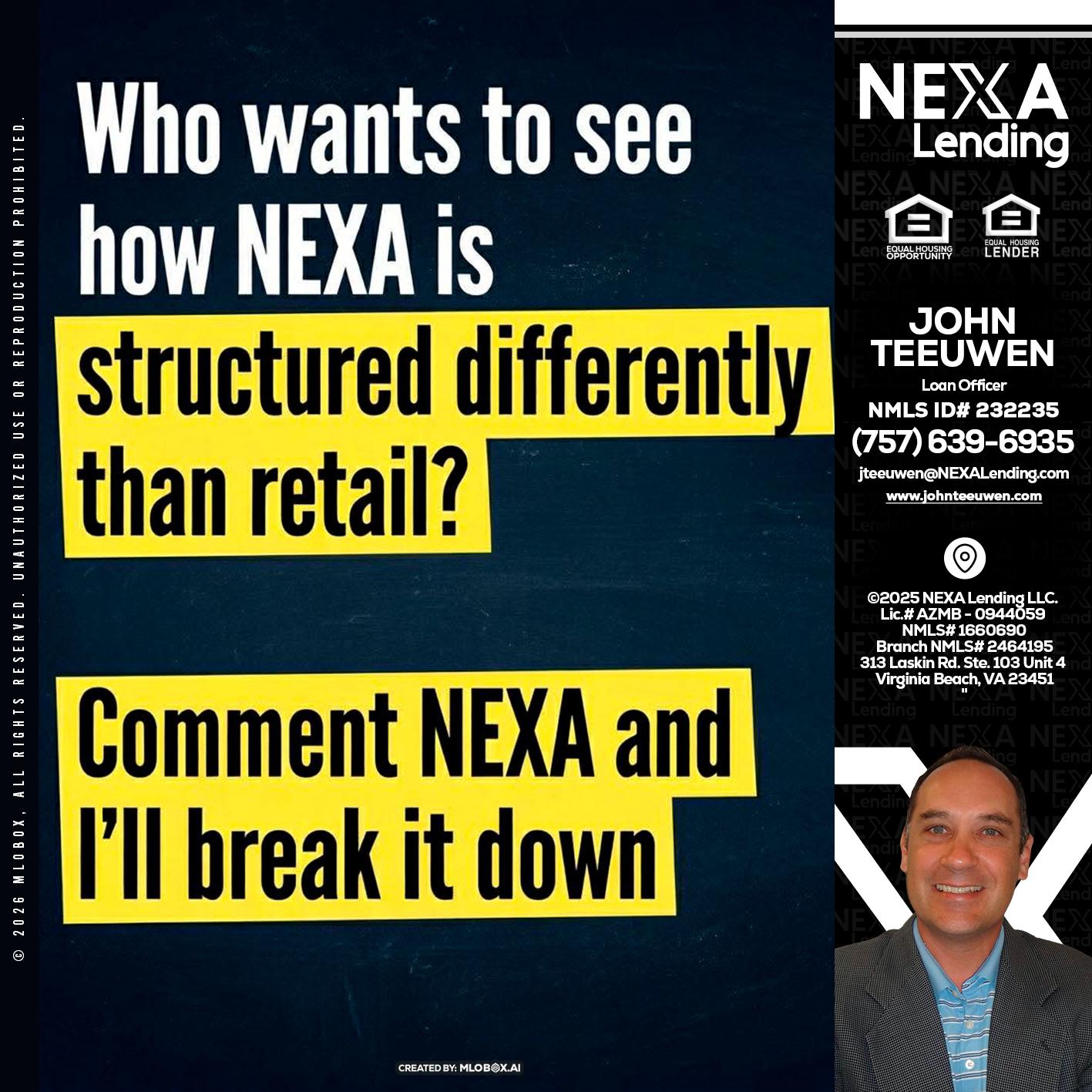 who want to see - John Teeuwen -Loan Officer