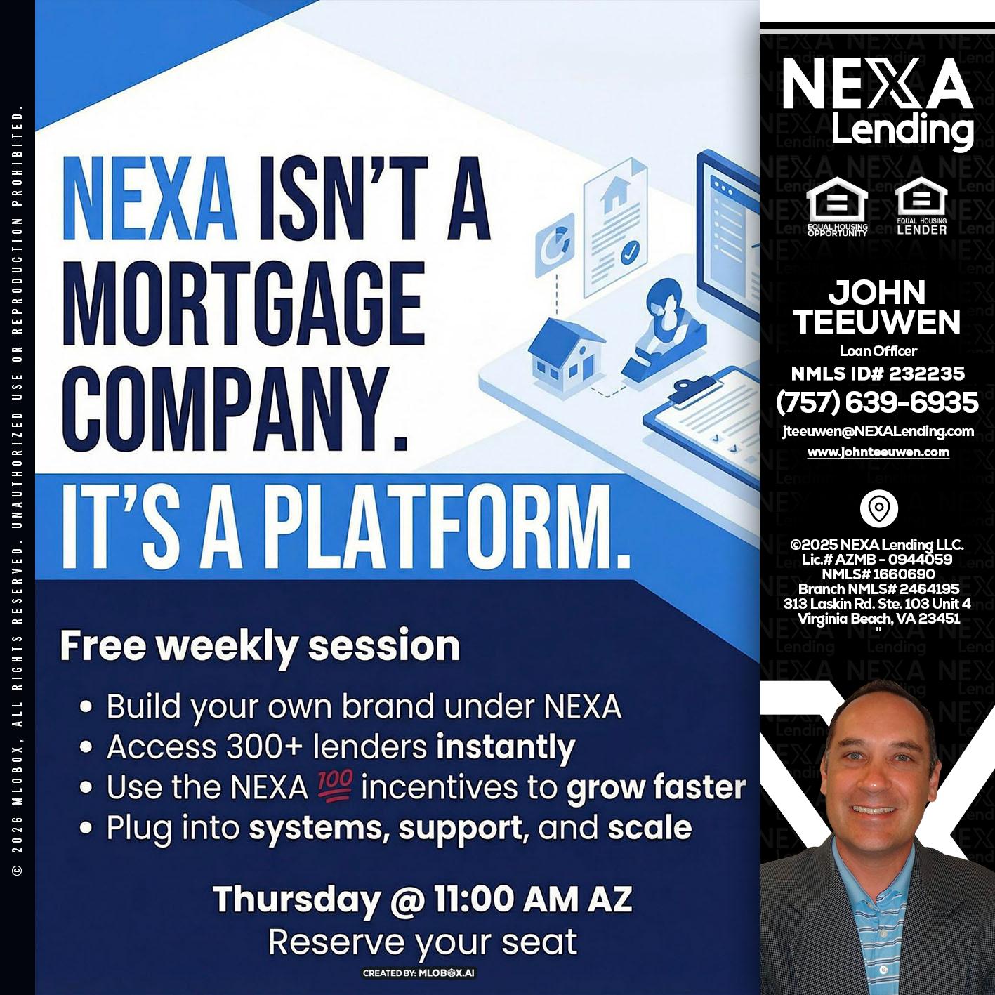 NEXA ISNT - John Teeuwen -Loan Officer