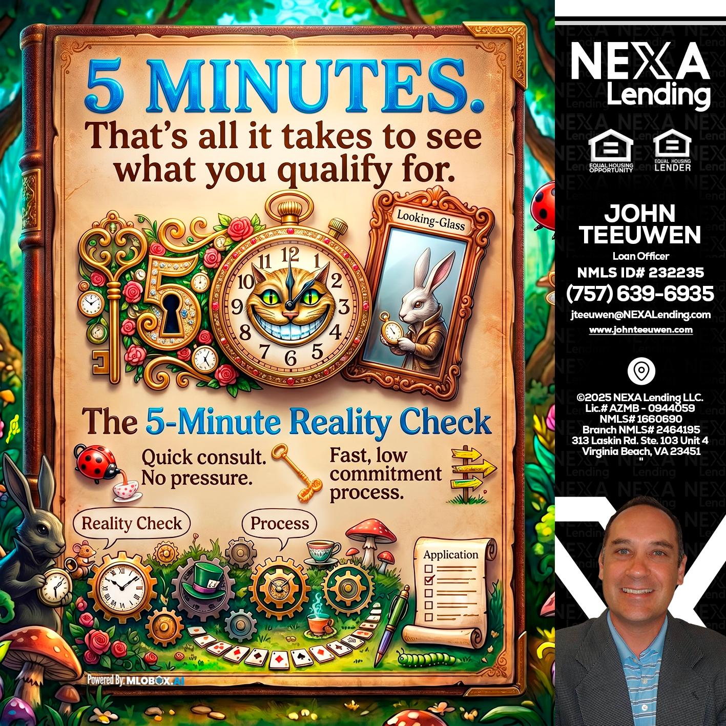Reality Check! - John Teeuwen -Loan Officer