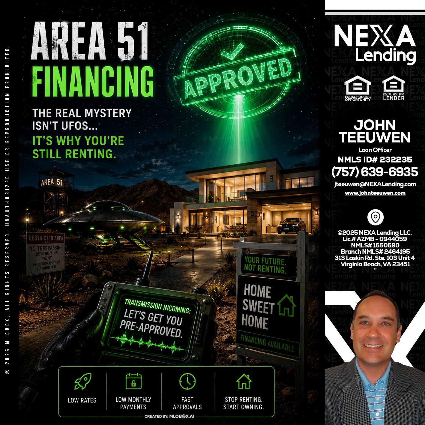 AREA 51 - John Teeuwen -Loan Officer