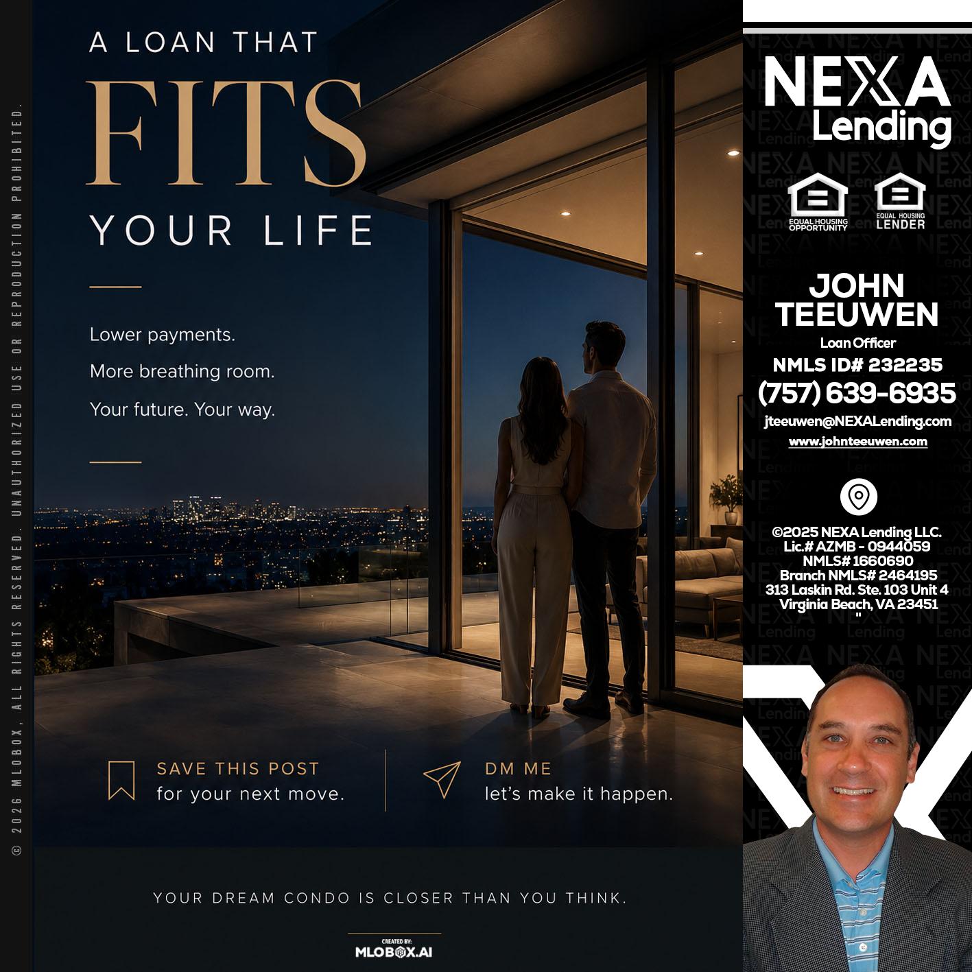 LOANS THAT FIT - John Teeuwen -Loan Officer