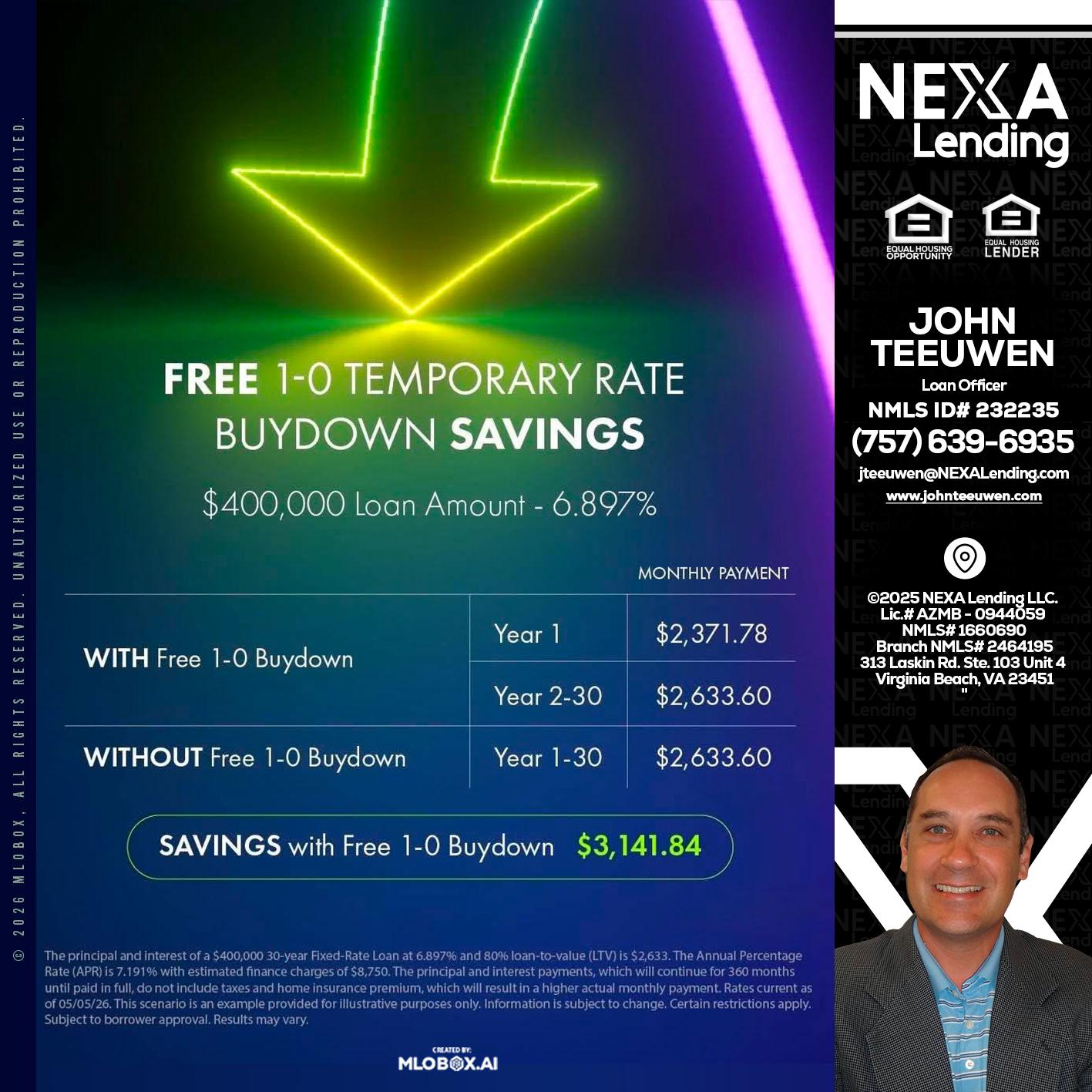 BUYDOWN - John Teeuwen -Loan Officer