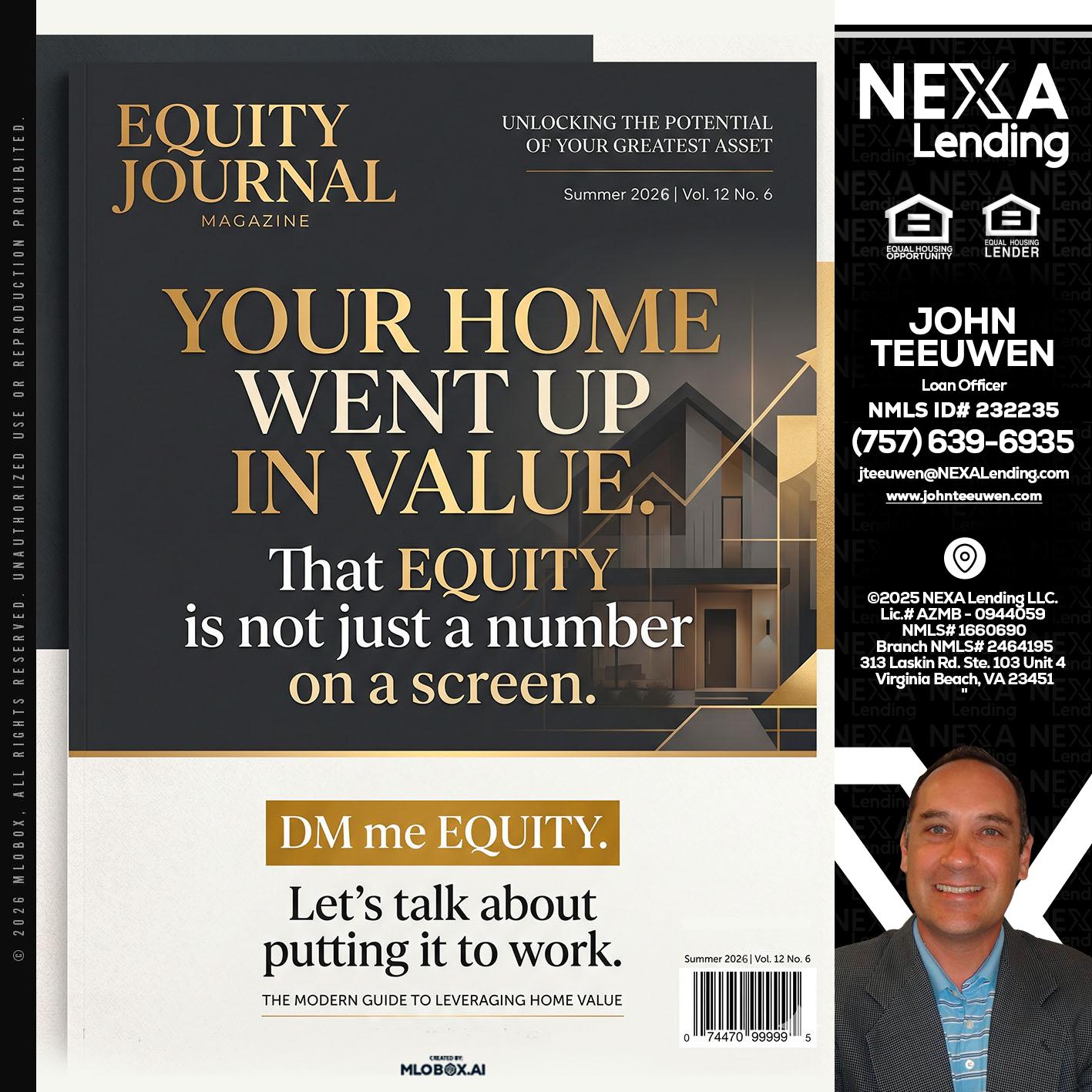 YOUR HOME - John Teeuwen -Loan Officer