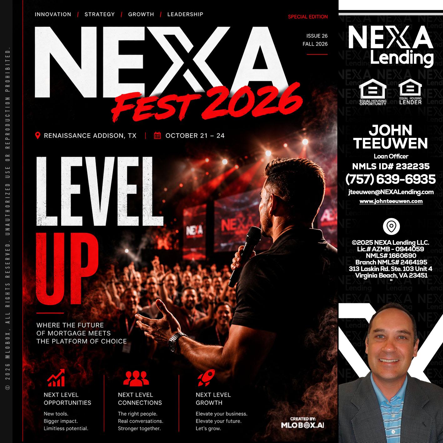 NEXA FEST 2026 - John Teeuwen -Loan Officer