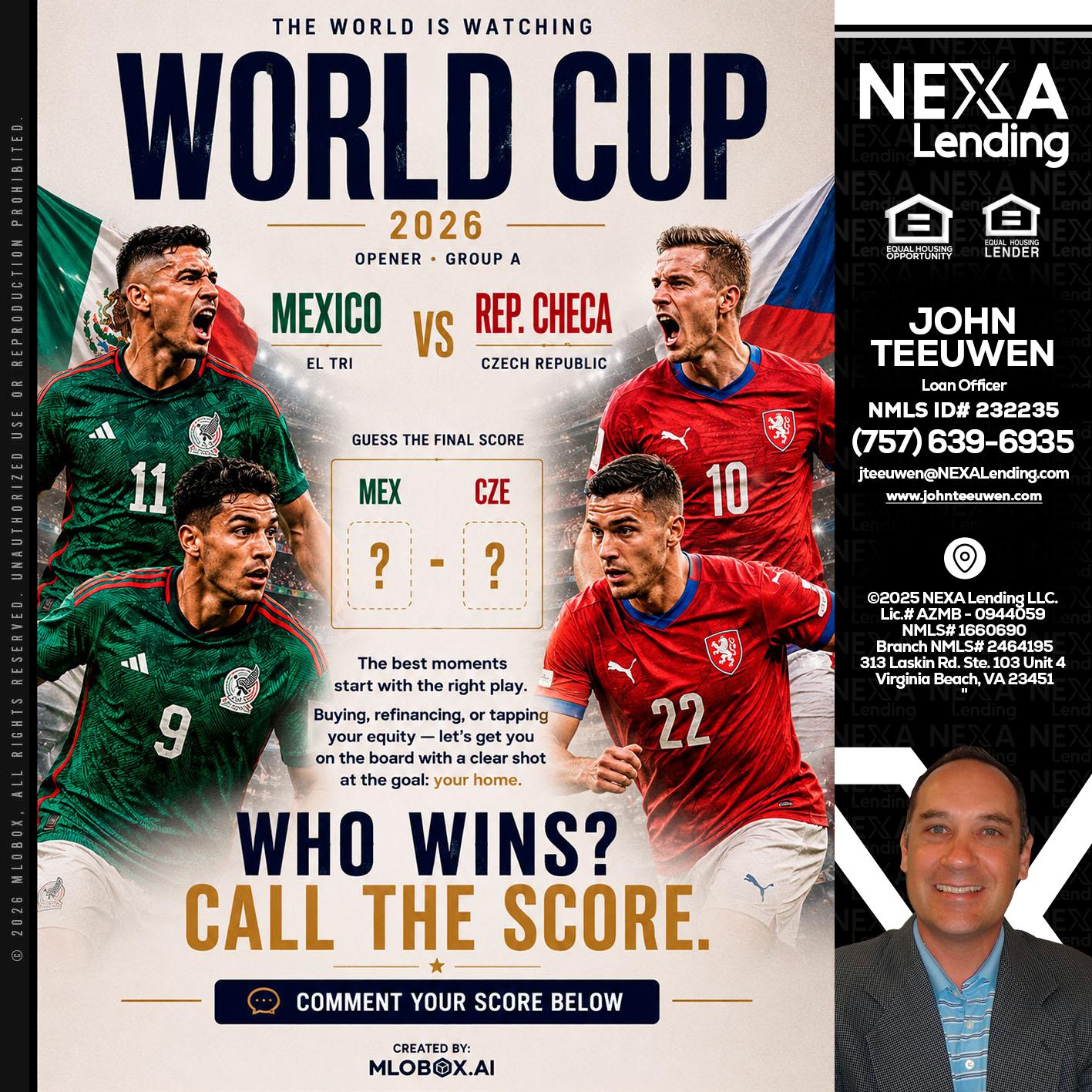 WORLD CUP 2026 - John Teeuwen -Loan Officer