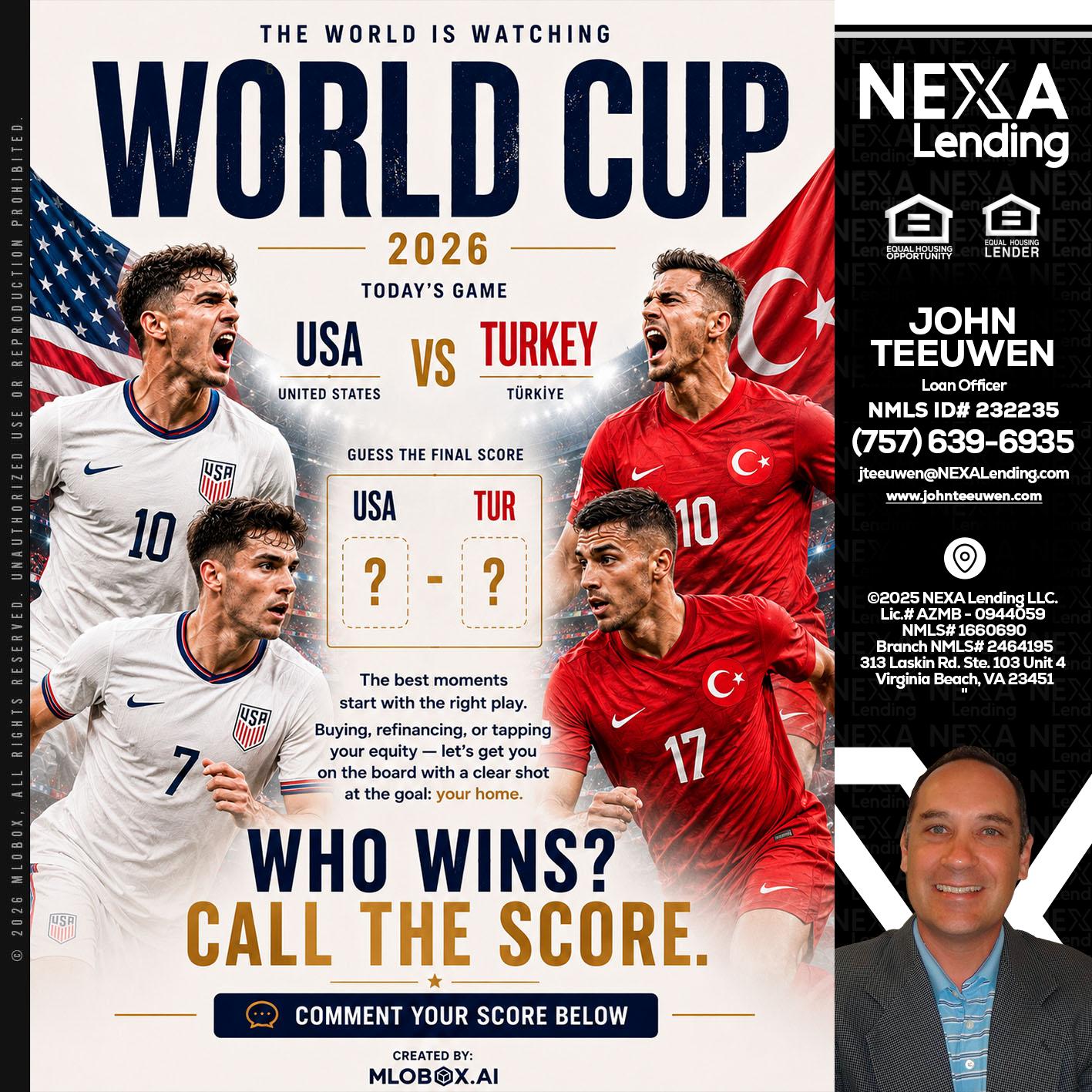 WORLD CUP 2026 - John Teeuwen -Loan Officer