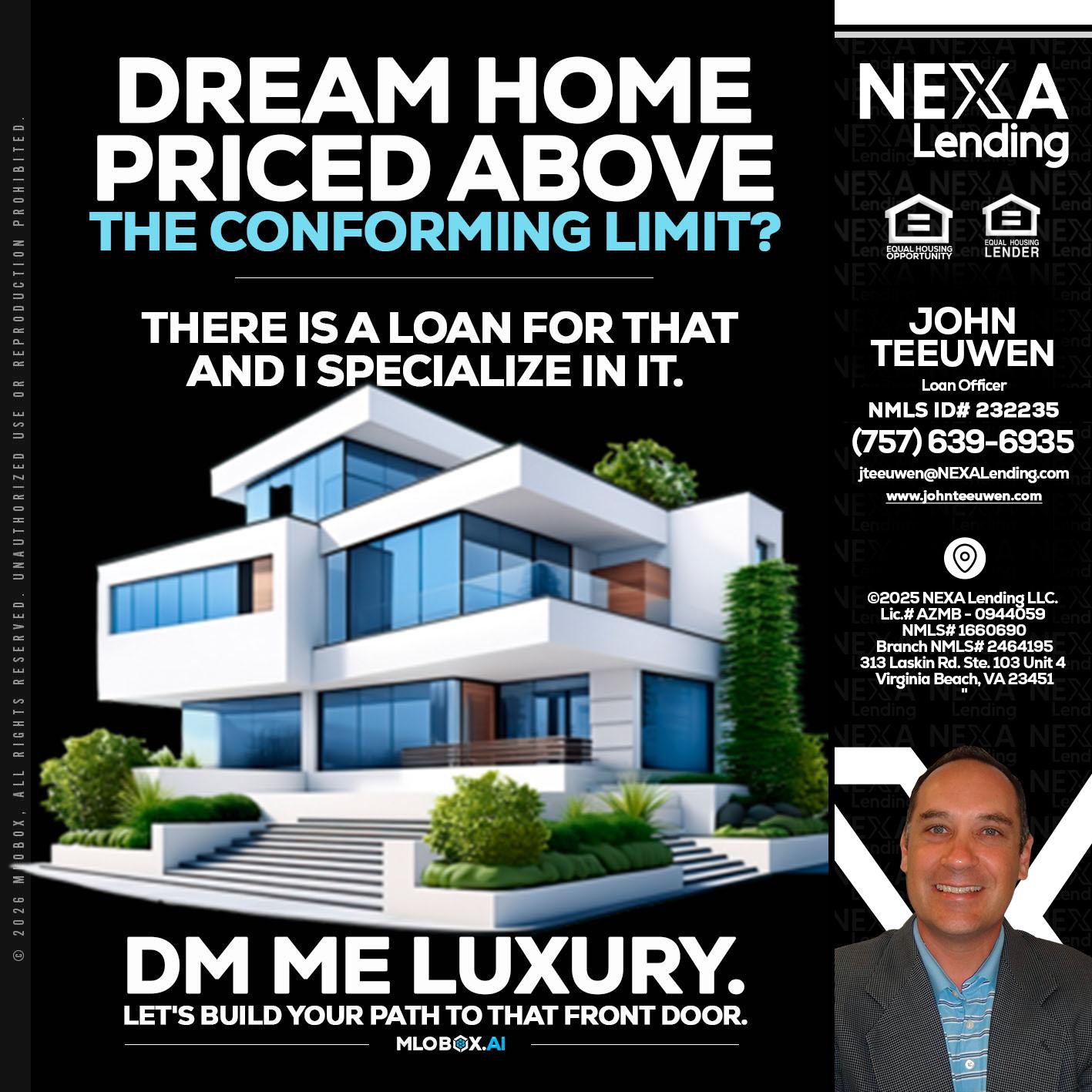 DREAM HOME - John Teeuwen -Loan Officer
