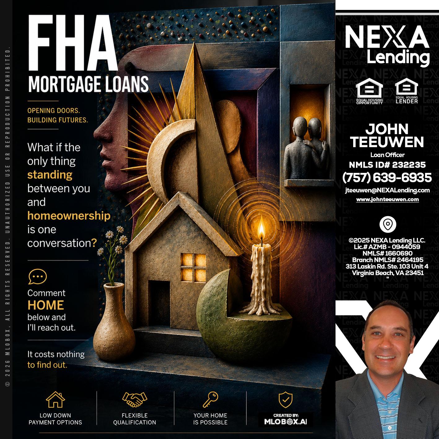 FHA - John Teeuwen -Loan Officer