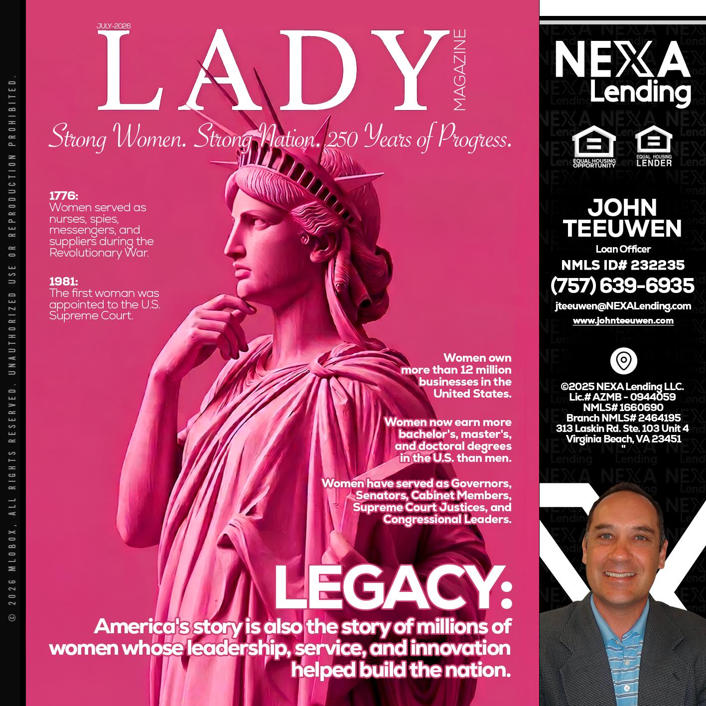 LADY LIBERTY! - John Teeuwen -Loan Officer