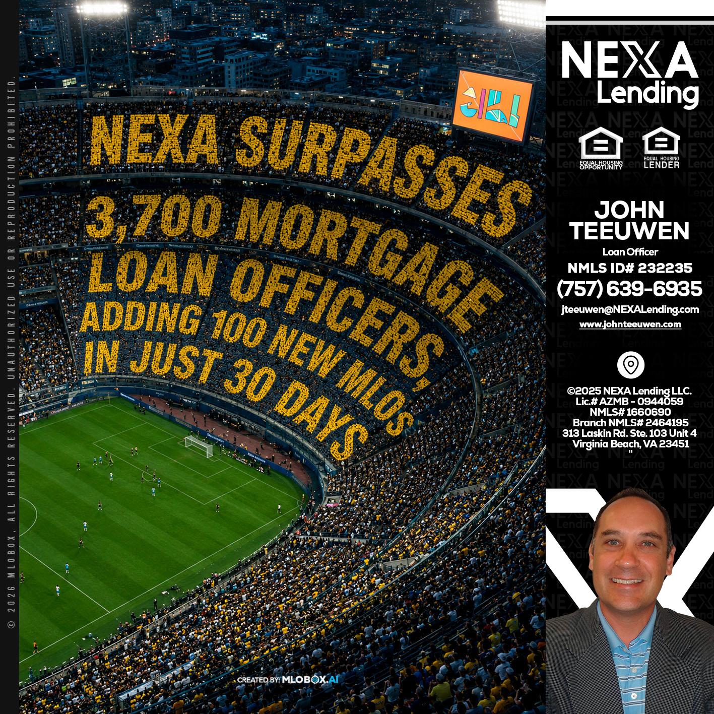 NEXA SURPASSES - John Teeuwen -Loan Officer