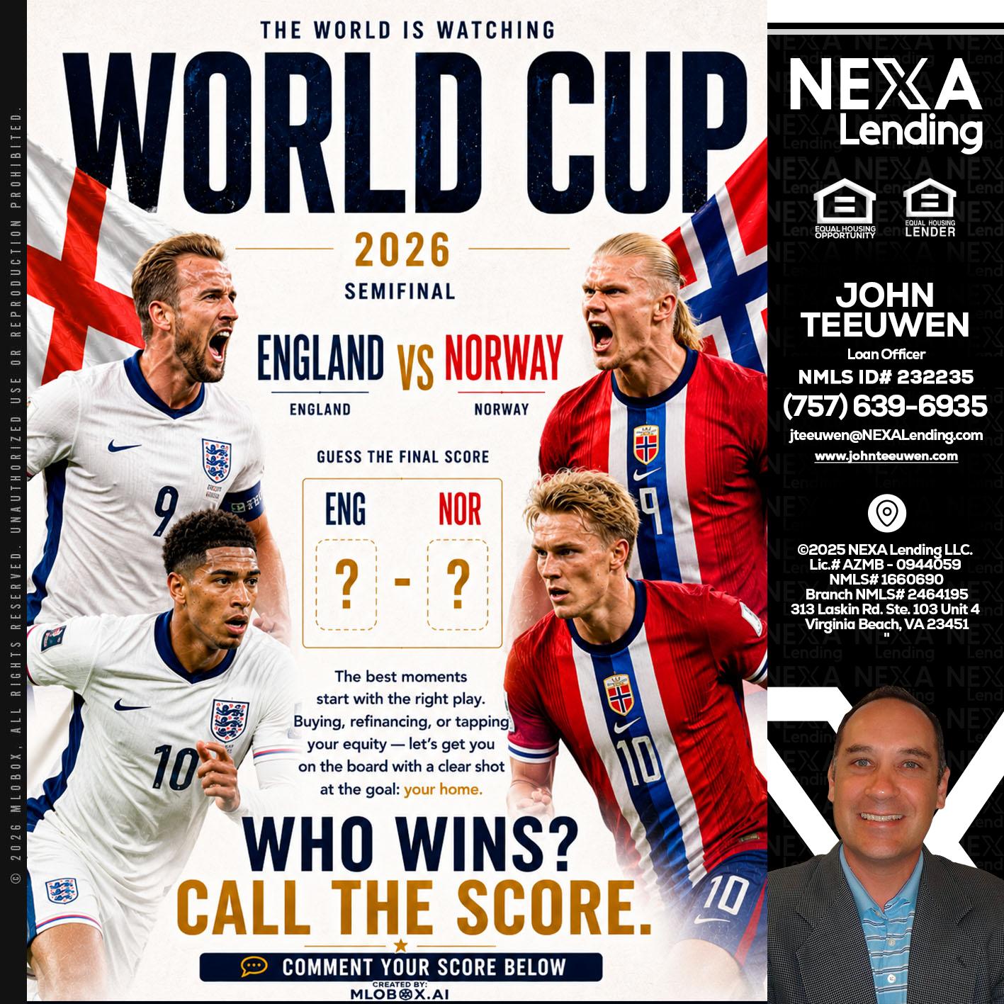 WORLD CUP 2026 - John Teeuwen -Loan Officer