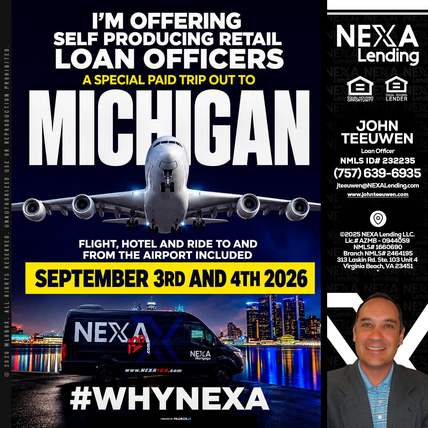 MICHIGAN - John Teeuwen -Loan Officer